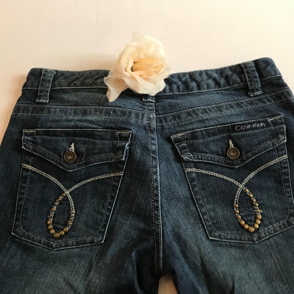 calvin klein lean bootcut jeans